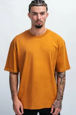 T-Shirt<Dropsize Heavy Oversize Embo T-Shirt Pumpkin Spice