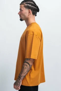 T-Shirt<Dropsize Heavy Oversize Embo T-Shirt Pumpkin Spice
