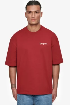 T-Shirt<Dropsize Heavy Oversize Embo T-Shirt Red