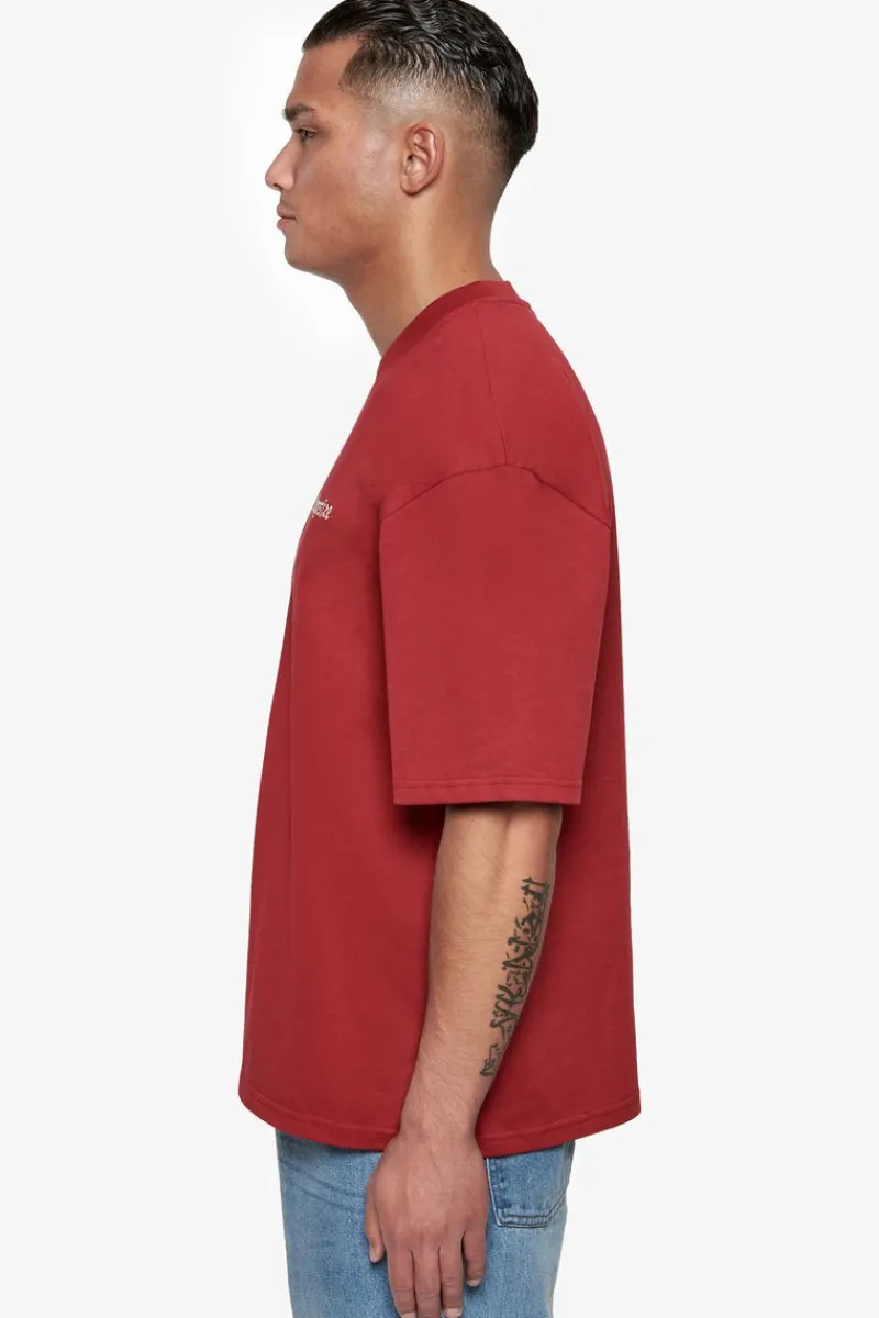 T-Shirt<Dropsize Heavy Oversize Embo T-Shirt Red