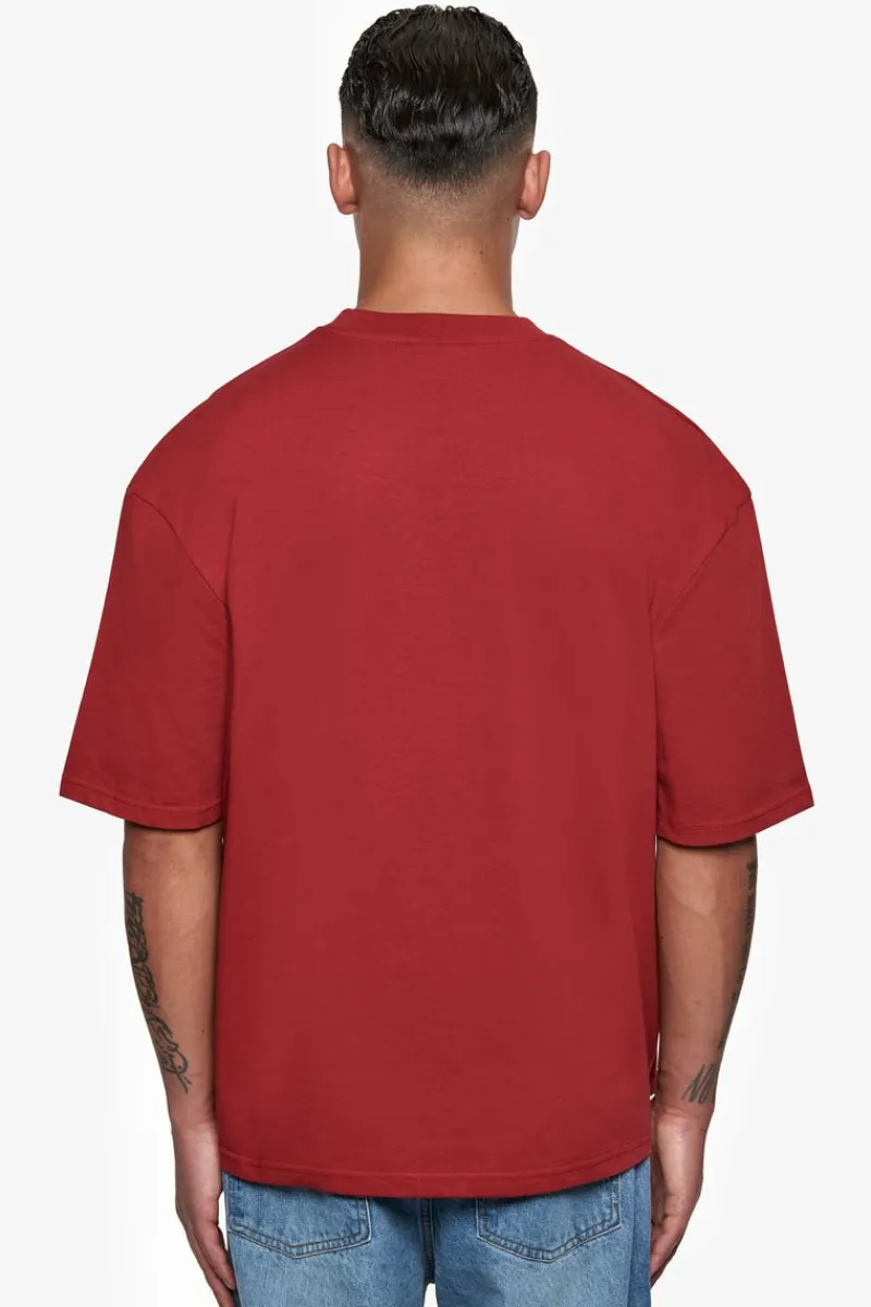 T-Shirt<Dropsize Heavy Oversize Embo T-Shirt Red