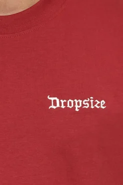 T-Shirt<Dropsize Heavy Oversize Embo T-Shirt Red
