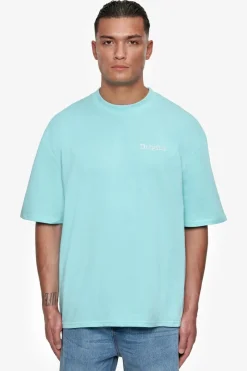 T-Shirt<Dropsize Heavy Oversize Embo T-Shirt Turquois