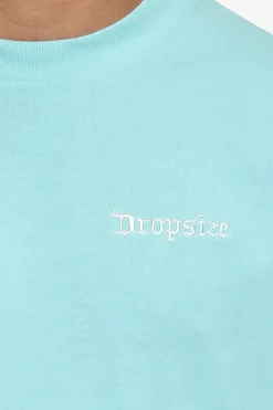 T-Shirt<Dropsize Heavy Oversize Embo T-Shirt Turquois