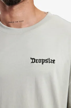 T-Shirt<Dropsize Heavy Oversize Embo T-Shirt V3 Quite Grey