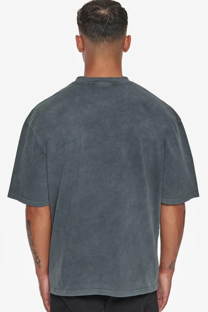 T-Shirt<Dropsize Heavy Oversize Embo T-Shirt Washed Grey