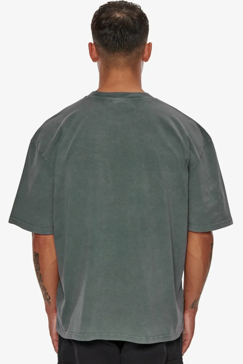 T-Shirt<Dropsize Heavy Oversize Embo T-Shirt Washed Grey