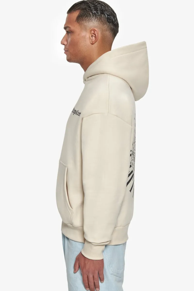 Hoodie<Dropsize Heavy Oversize Fear Death Hoodie Coconut Milk