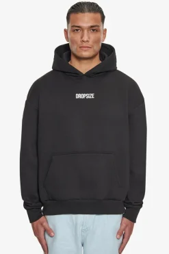 Hoodie<Dropsize Heavy Oversize Fearless Hoodie Black