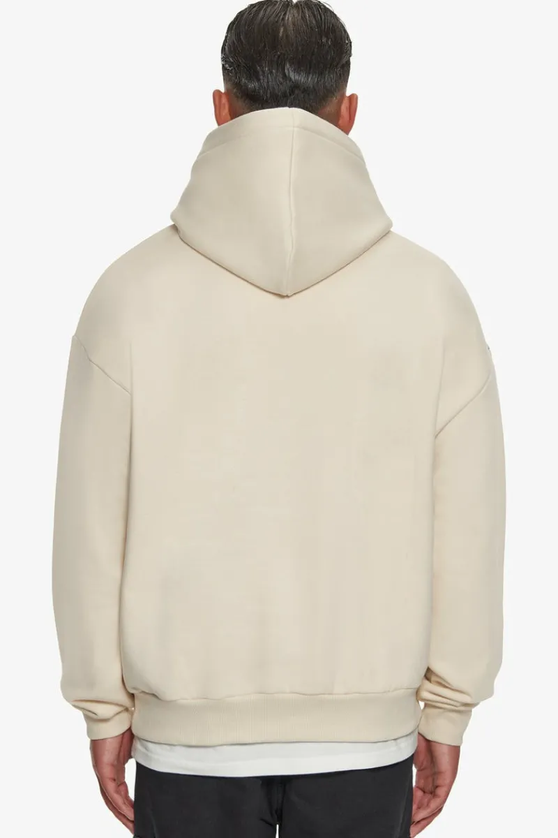 Hoodie<Dropsize Heavy Oversize Flat Front Embo Hoodie Coconut Milk