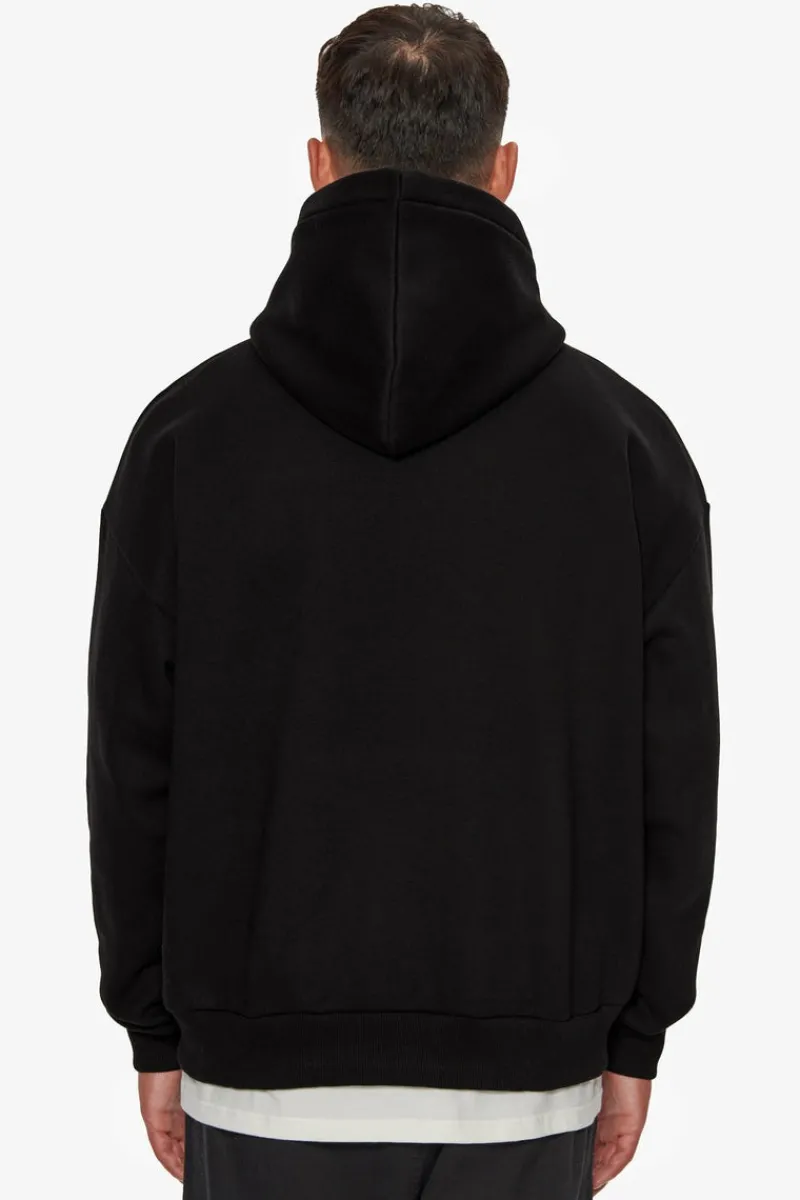 Hoodie<Dropsize Heavy Oversize Flat Front Embo Hoodie Black