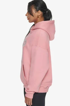 Frauen<Dropsize Heavy Oversize Front Logo Hoodie Pink