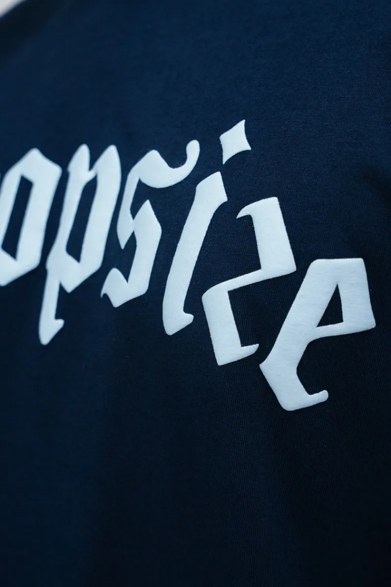 T-Shirt<Dropsize Heavy Oversize Front Logo T-Shirt Black Iris