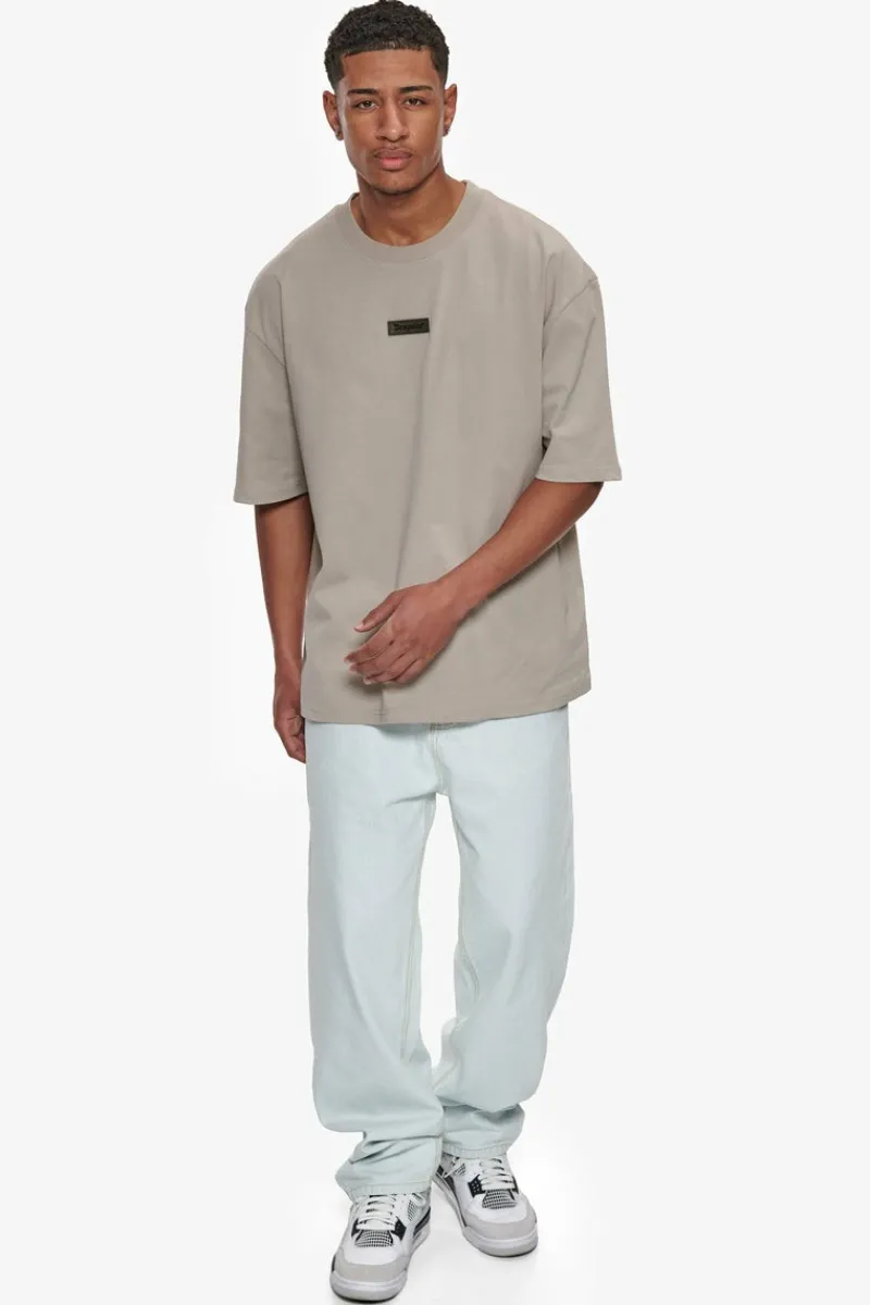 T-Shirt<Dropsize Heavy Oversize Front Rubber Patch T-Shirt Stone