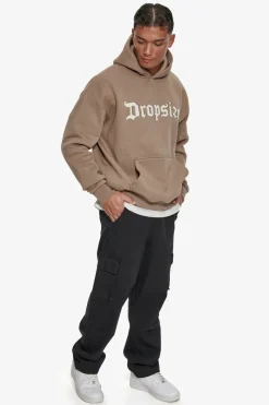 Hoodie<Dropsize Heavy Oversize Frottee Embo Hoodie Silver Mink