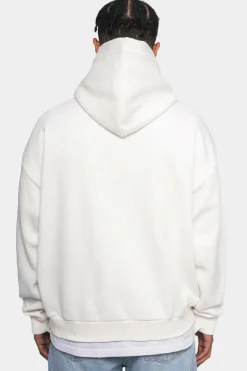 Hoodie<Dropsize Heavy Oversize Frottee Embo Hoodie Cream White