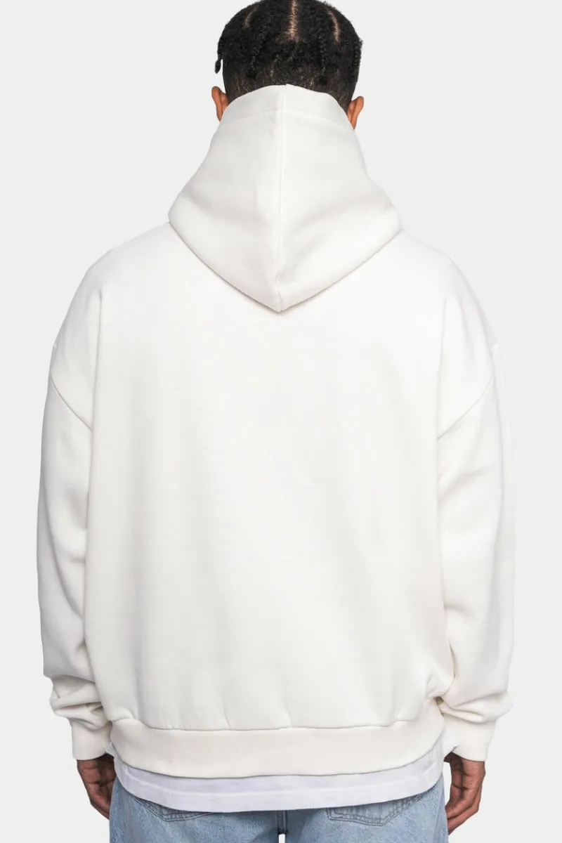 Hoodie<Dropsize Heavy Oversize Frottee Embo Hoodie Cream White