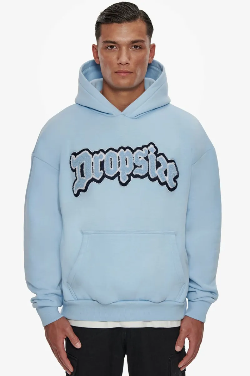 Hoodie<Dropsize Heavy Oversize Frottee Hoodie Baby Blue