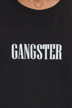 T-Shirt<Dropsize Heavy Oversize Gangster T-Shirt Black