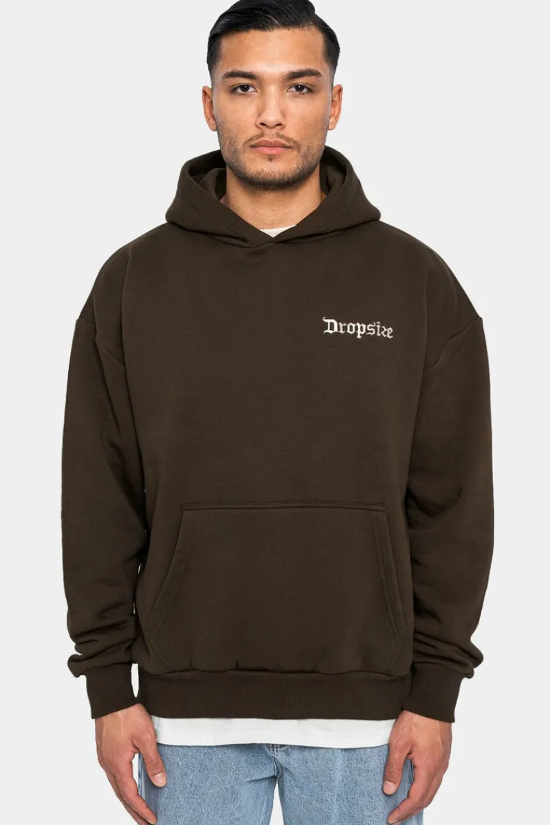 Hoodie<Dropsize Heavy Oversize Got Rich Hoodie Chocolate