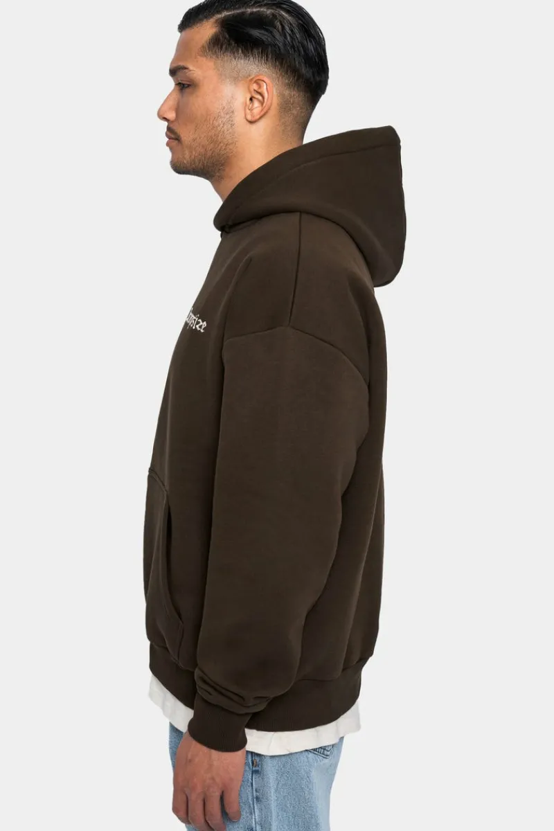 Hoodie<Dropsize Heavy Oversize Got Rich Hoodie Chocolate