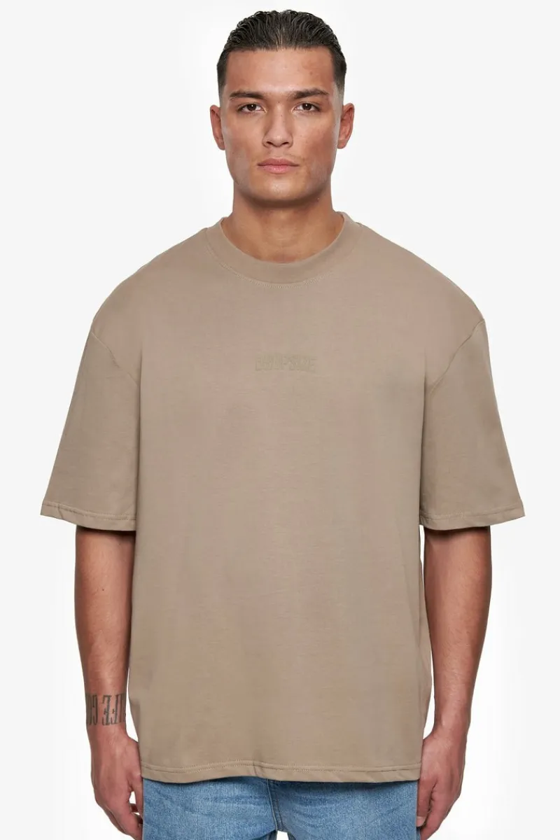 T-Shirt<Dropsize Heavy Oversize Hd Logo T-Shirt Teak
