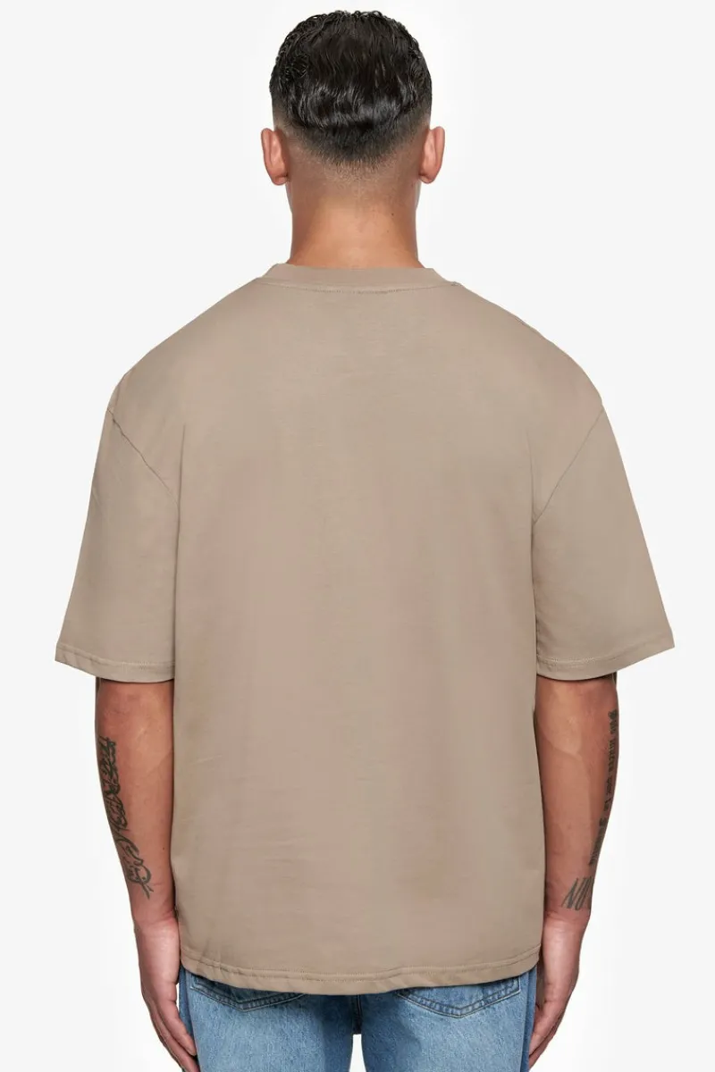 T-Shirt<Dropsize Heavy Oversize Hd Logo T-Shirt Teak