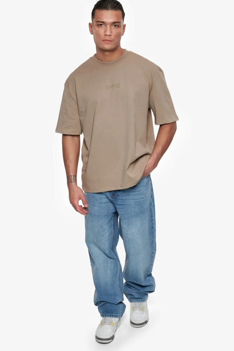 T-Shirt<Dropsize Heavy Oversize Hd Logo T-Shirt Teak