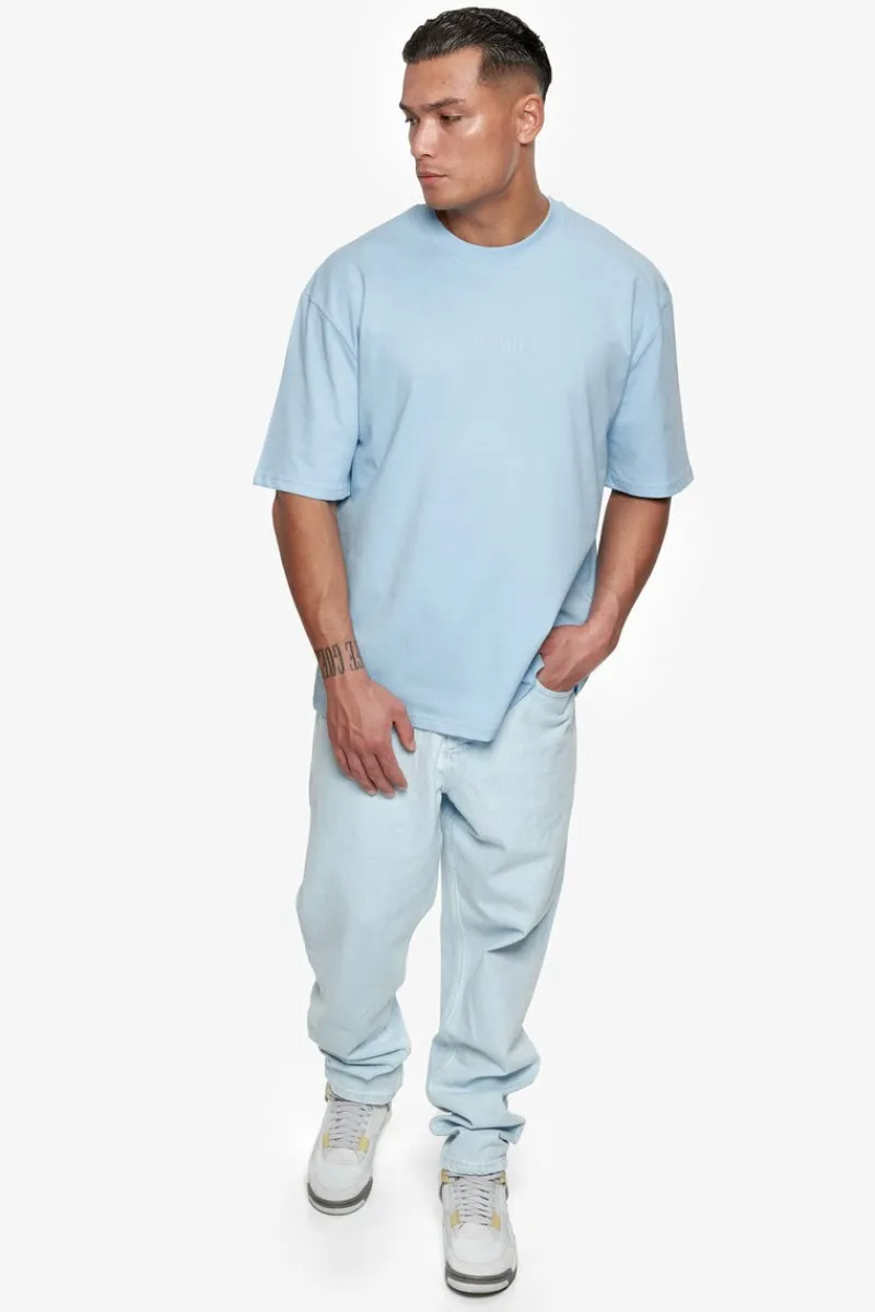 T-Shirt<Dropsize Heavy Oversize Hd Logo T-Shirt Baby Blue