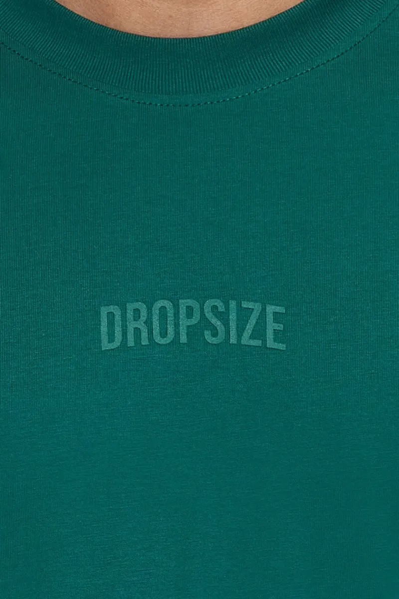 T-Shirt<Dropsize Heavy Oversize Hd Logo T-Shirt Green