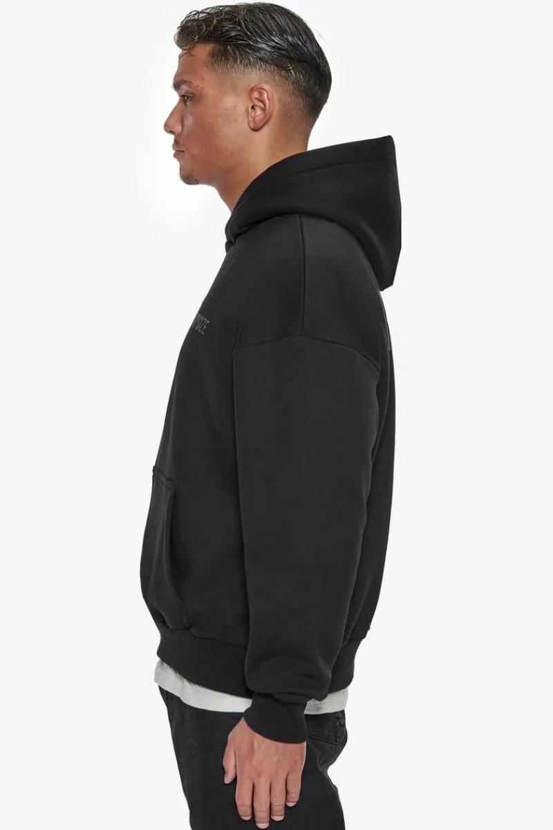 Hoodie<Dropsize Heavy Oversize Hd Print Hoodie Black