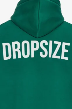 Hoodie<Dropsize Heavy Oversize Hd Print Hoodie Green / White
