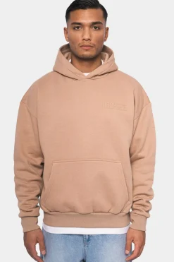 Hoodie<Dropsize Heavy Oversize Hd Print Hoodie Beige