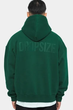 Hoodie<Dropsize Heavy Oversize Hd Print Hoodie Green