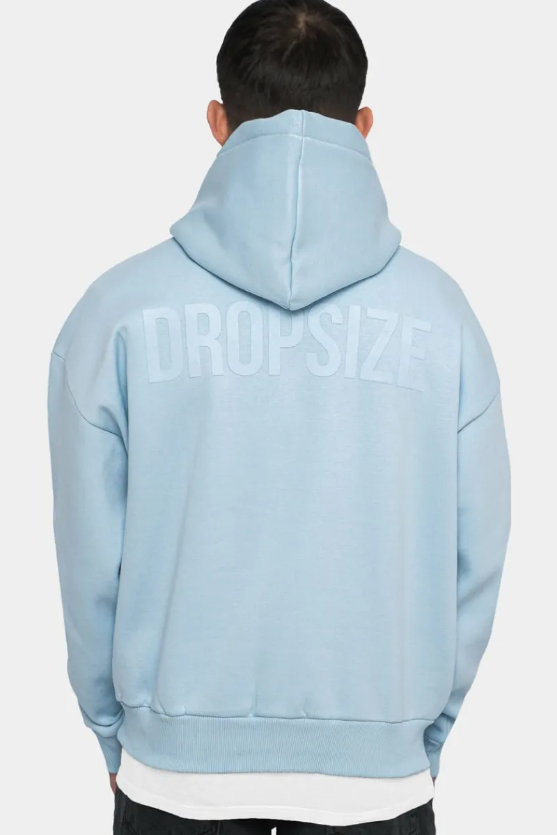 Hoodie<Dropsize Heavy Oversize Hd Print Hoodie Baby Blue