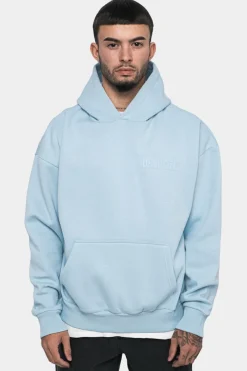Hoodie<Dropsize Heavy Oversize Hd Print Hoodie Baby Blue