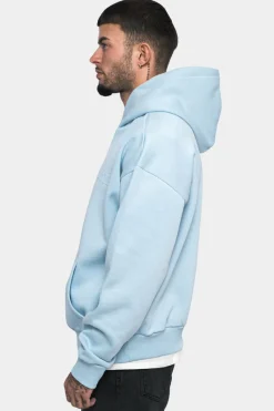 Hoodie<Dropsize Heavy Oversize Hd Print Hoodie Baby Blue