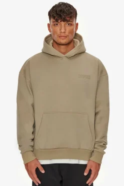 Hoodie<Dropsize Heavy Oversize Hd Print Hoodie Weathered Teak