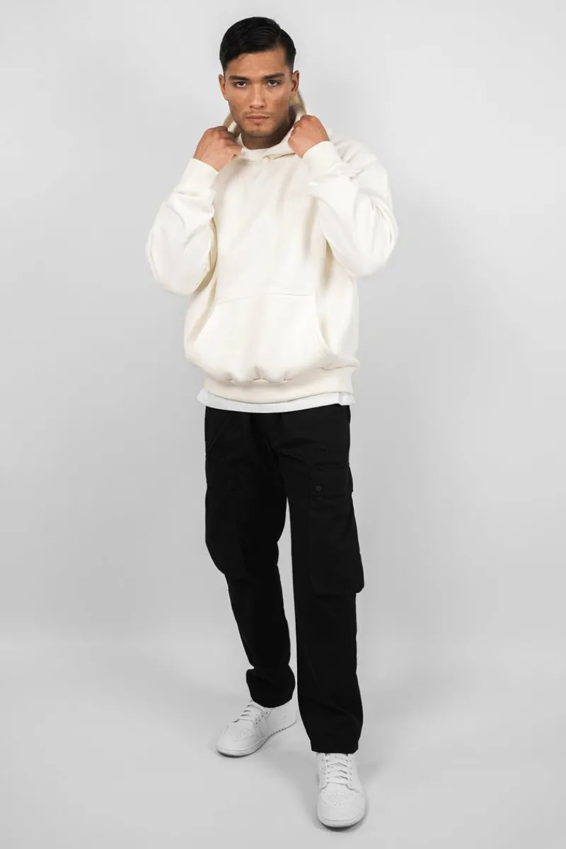 Hoodie<Dropsize Heavy Oversize Hd Print Hoodie Cream White