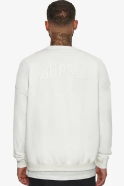 Sweater<Dropsize Heavy Oversize Hd Print Sweater Cream