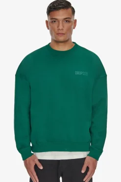 Sweater<Dropsize Heavy Oversize Hd Print Sweater Green