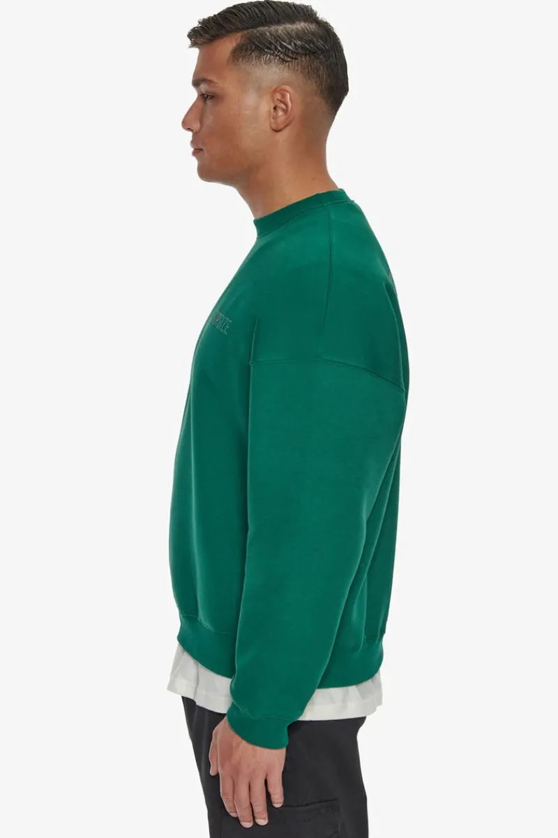 Sweater<Dropsize Heavy Oversize Hd Print Sweater Green