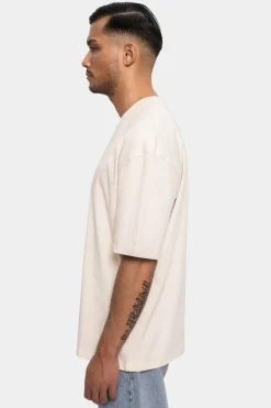 T-Shirt<Dropsize Heavy Oversize Hd Print T-Shirt Coconut Milk