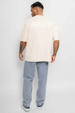 T-Shirt<Dropsize Heavy Oversize Hd Print T-Shirt Coconut Milk