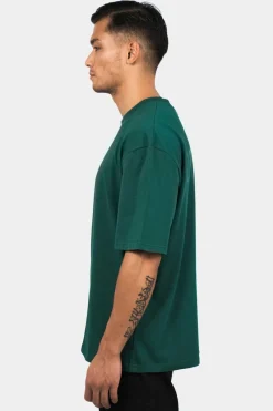T-Shirt<Dropsize Heavy Oversize Hd Print T-Shirt Green