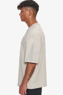 T-Shirt<Dropsize Heavy Oversize Hd Print T-Shirt Moonbeam