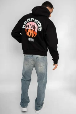 Hoodie<Dropsize Heavy Oversize Hoodie Crew Love V2 Black