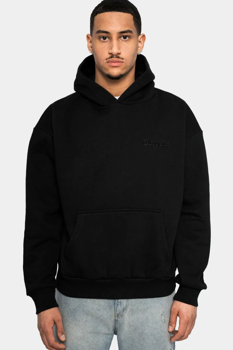 Hoodie<Dropsize Heavy Oversize Hoodie Crew Love V2 Black