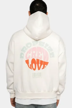 Hoodie<Dropsize Heavy Oversize Hoodie Crew Love V2 Cream