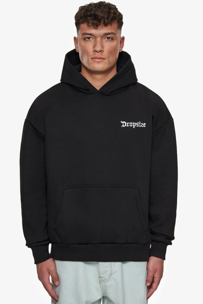 Hoodie<Dropsize Heavy Oversize Hunting Season Eagle Hoodie Black